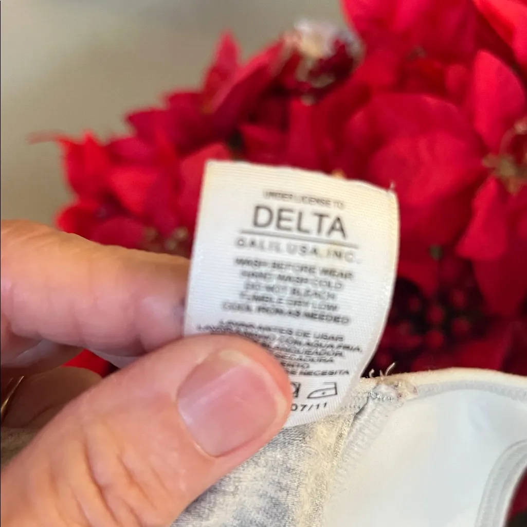 Gray and White Striped Bra Teen Girls 30 - Image 6