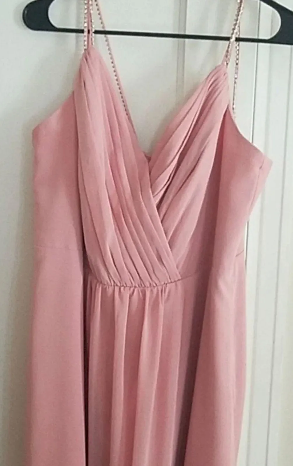 Davids Bridal blush pink formal dress - Image 2