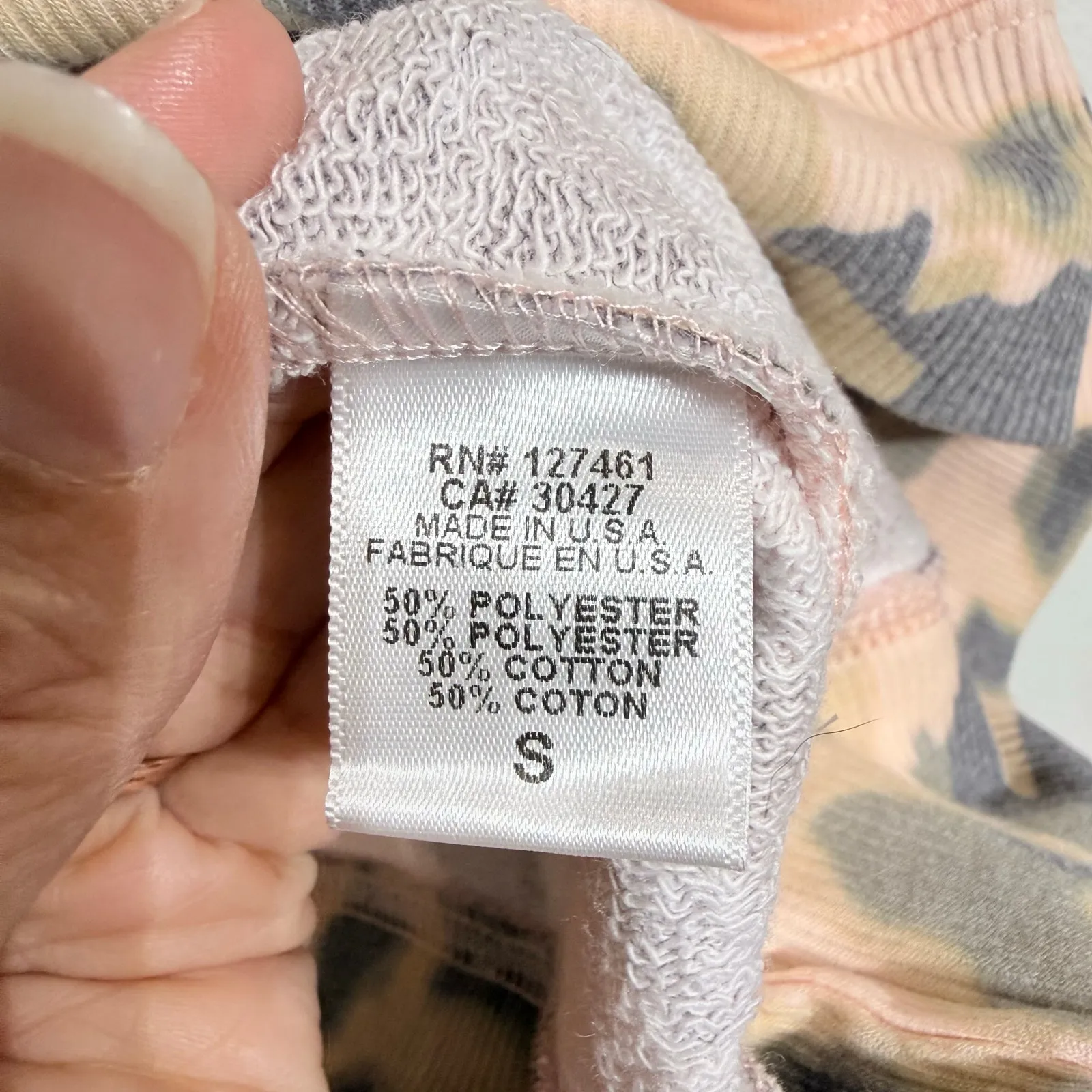 Wildfox Sommers Multicolor Tortoise Shell Pullover Sweater Sz S NWT - Image 6