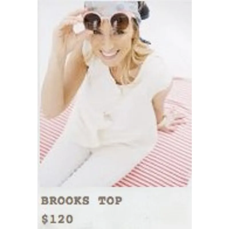 Library by Lauren Lail Brooks Silk Blend Top Sz. L Size L - Image 3