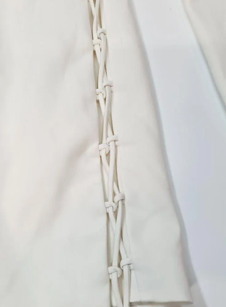 Camila Coelho Astrid Mini Dress in Ivory Medium - Image 4