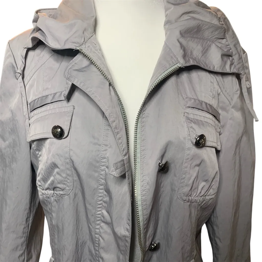• Miu Miu jacket gray trench coat size 6 - Image 2