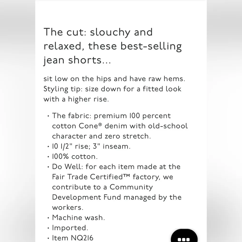 Madewell Relaxed Denim Jean Shorts Raw Hem Blue - Kelton Wash Sz 23 NWT - Image 6
