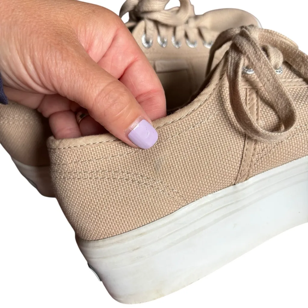 Superga 2790 ACOTW Beige Platform Sneakers- Size 5.5 - Image 9