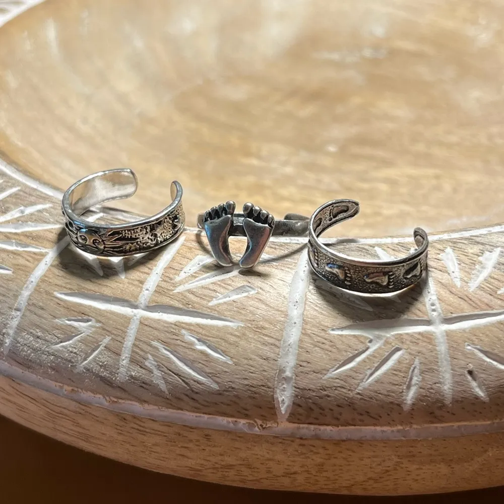 Toe Rings 925 Sterling Silver - Image 5