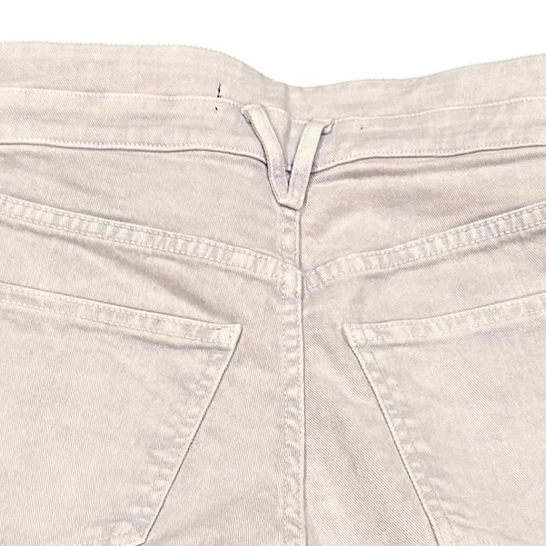 Veronica Beard Jeans Jaylen High Rise Pleated Denim Shorts Lavender Pink 24 - Image 8