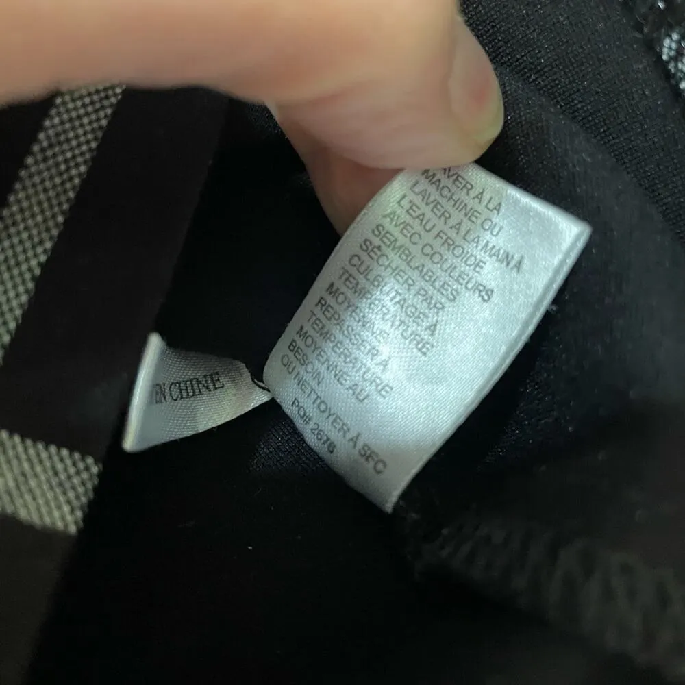 Amanda Chelsea Black Window Pane Plaid Mini Skirt Dark Academia Women XS Stretch - Image 4