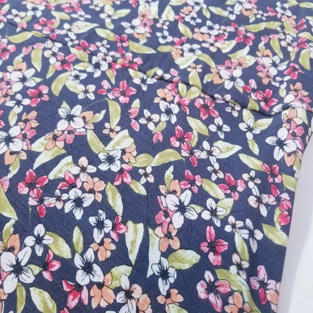 J. Jill Women size 1X Ditsy Floral Print Maxi Dress Multicolored - Image 11