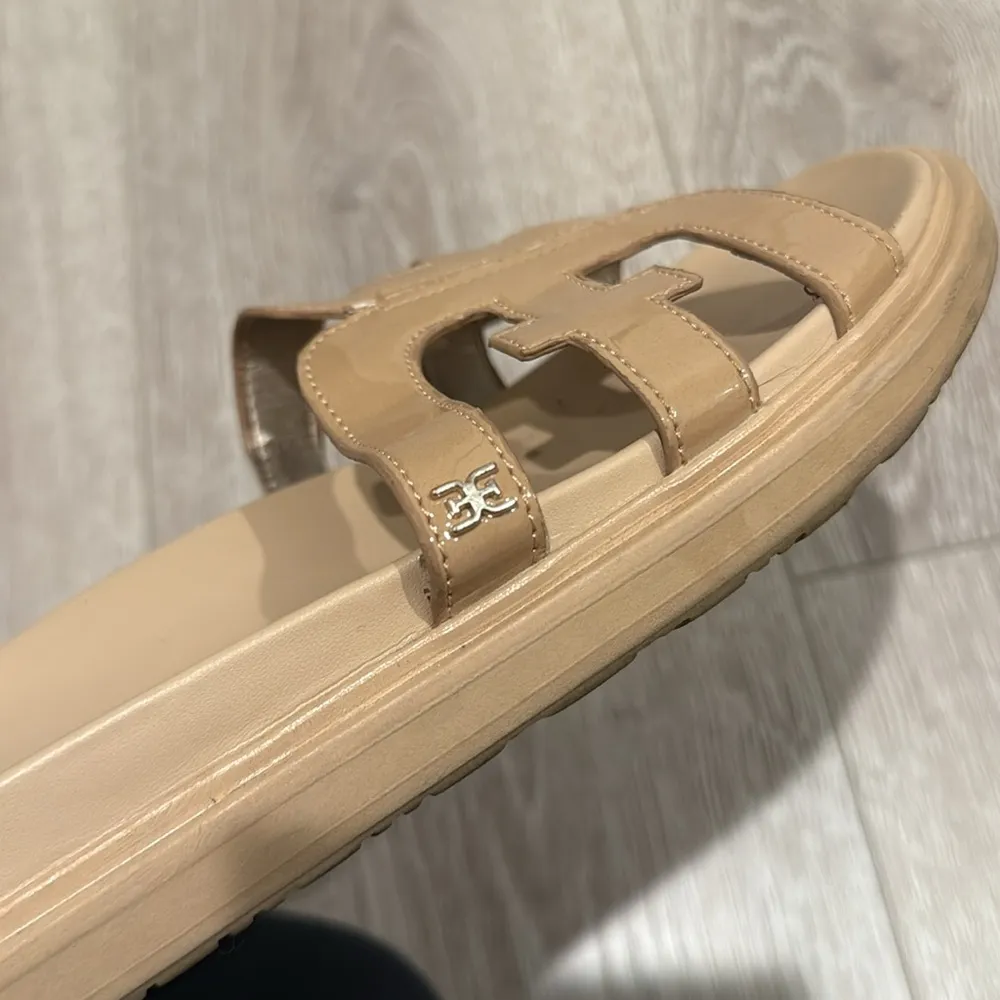 Sam Edelman - VALERI SLIDE SANDAL - Size 9.5 nude patent leather - Image 5