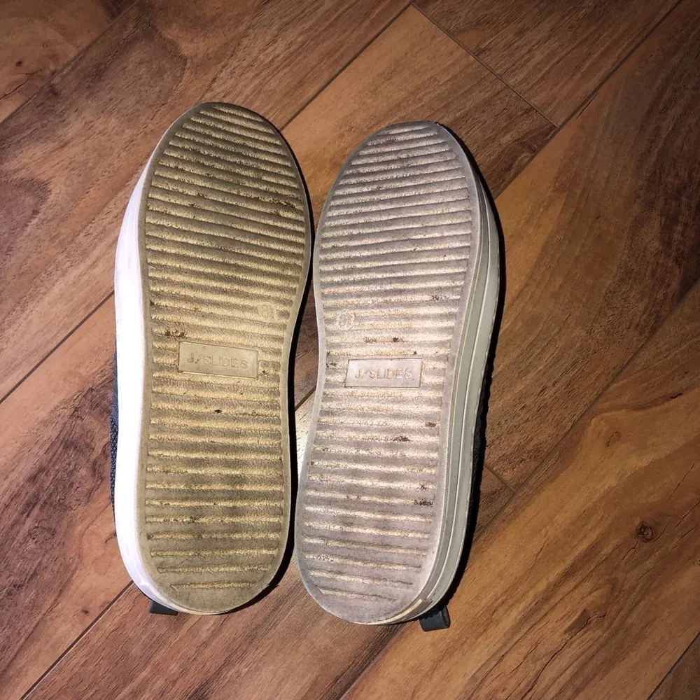 J/Slides Blue Hilo Knit Slip On Shoes‎ Size 8.5 - Image 6