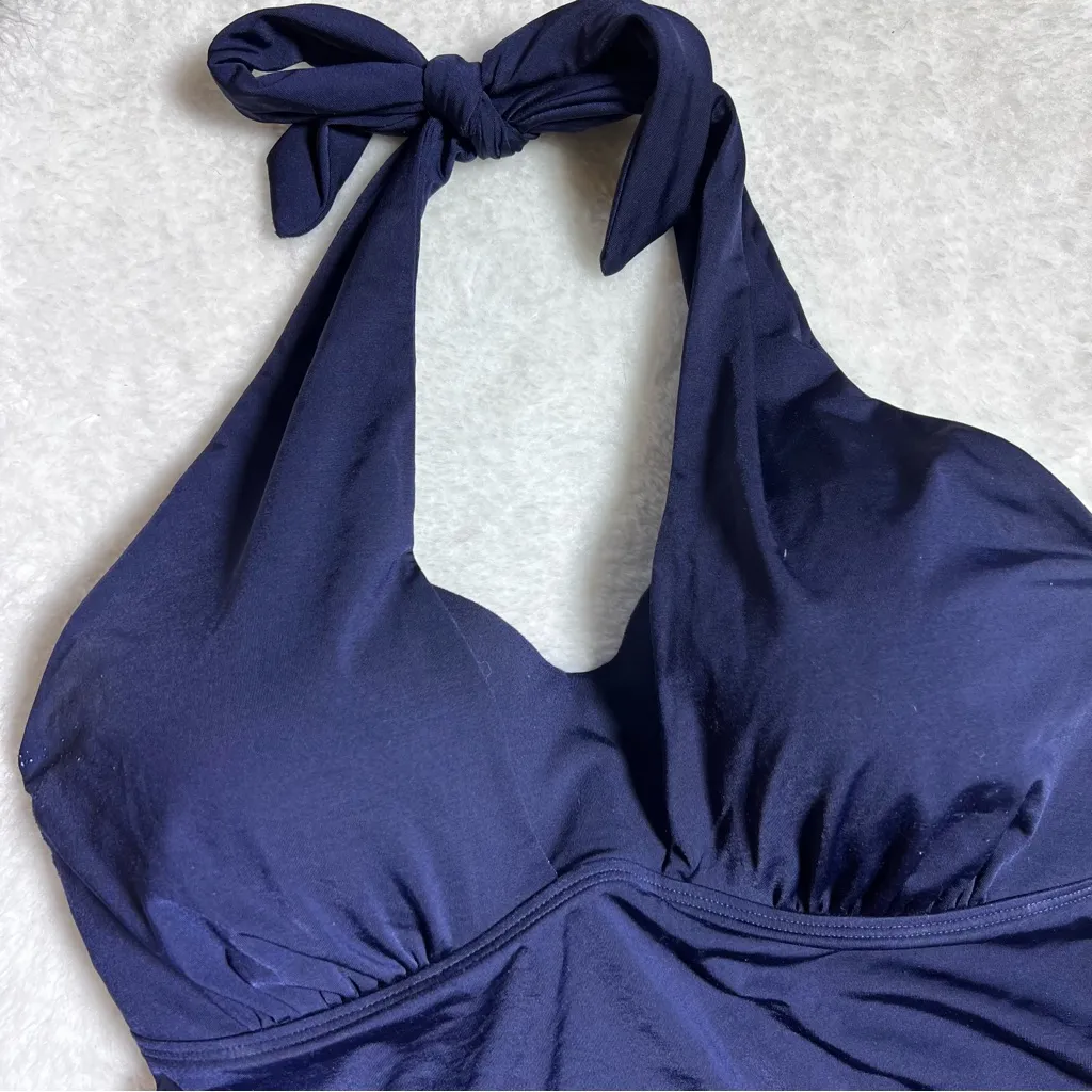 Athleta 36 B/C Navy Aqualuxe Bra Cup 2-Way Tankini - Image 3