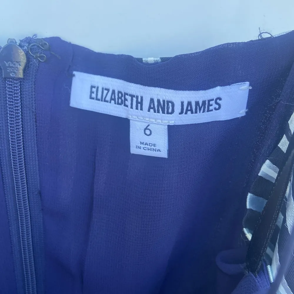 Elizabeth and James Navy Jewel Dress size 6 - Image 5