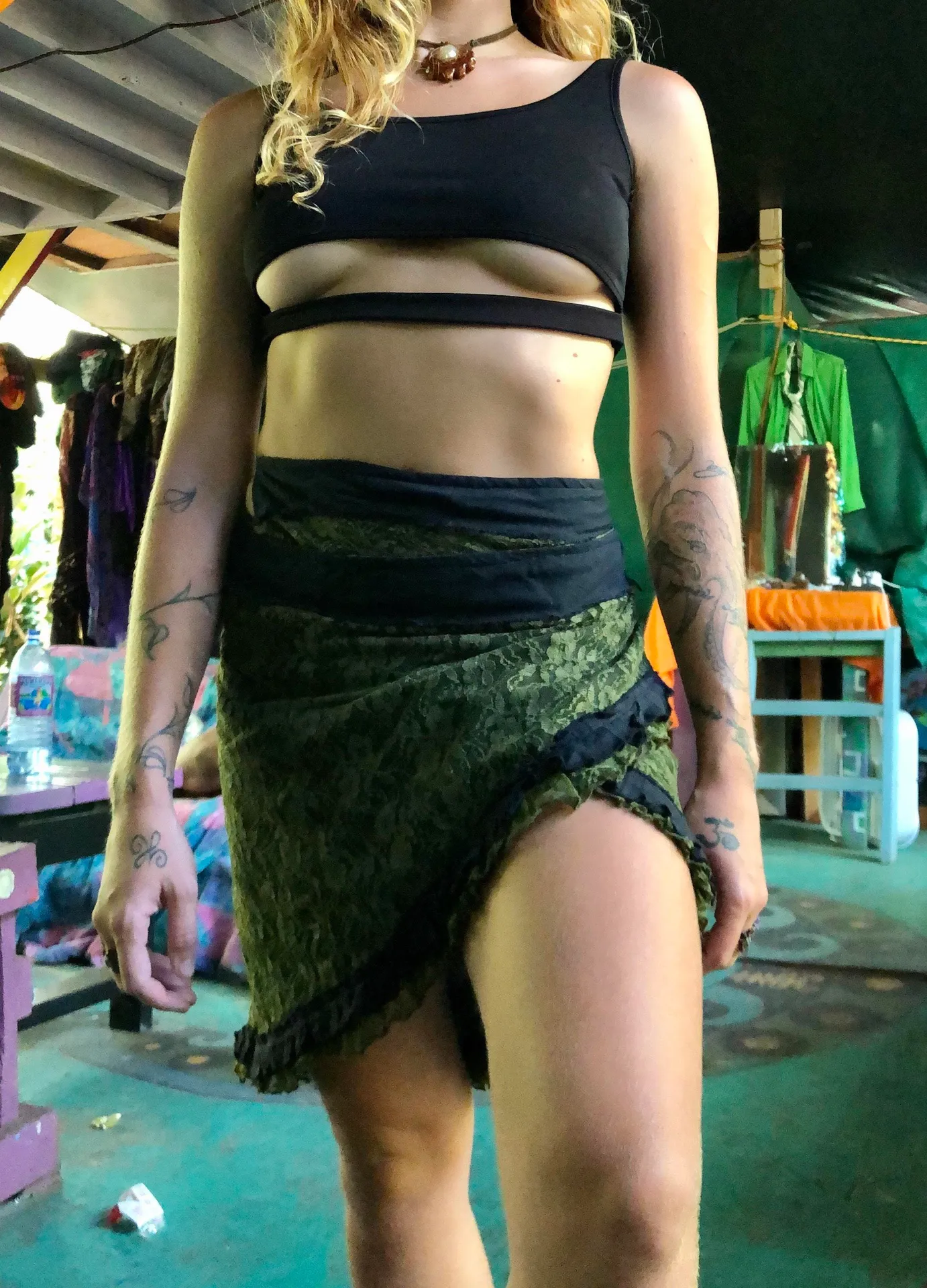 Sexy Lace Mini Skirt - Image 2