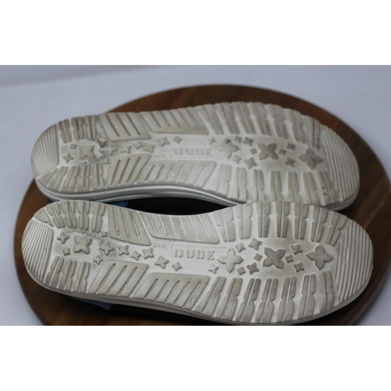 Hey Dude Wendy Chambray Off Black Boho Loafers Comfort Casual‎ Shoes US 7 - Image 12