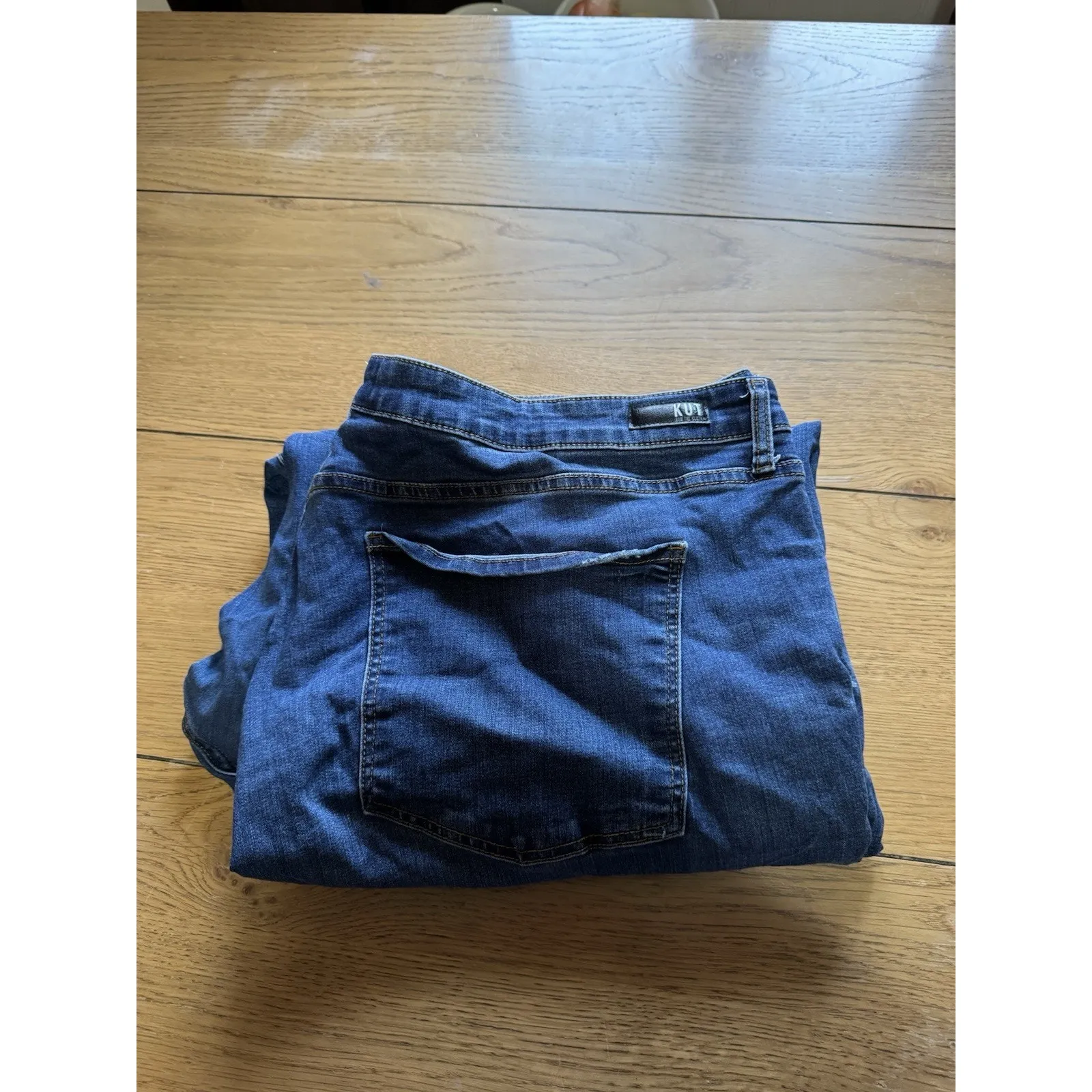 KUT from the Kloth Charlotte High Rise Fab Ab Culotte Jeans Size 24W Modern City - Image 15