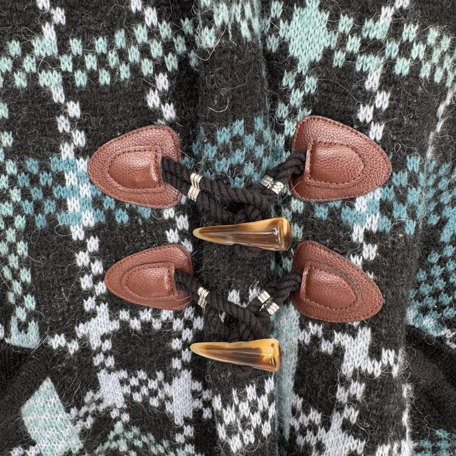 Soft Surroundings Aspen Sweater Jacket Womens Medium Wool Alpaca Blend Pockets - Image 4