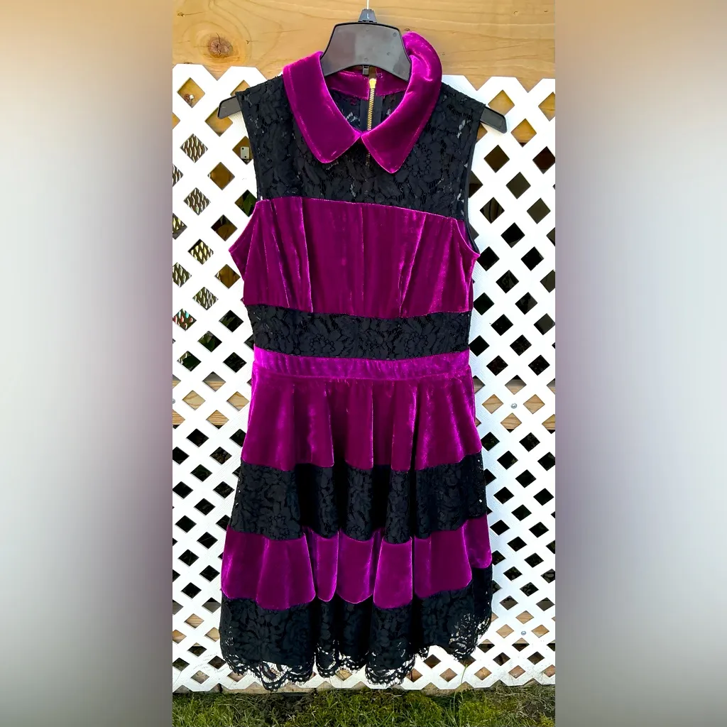 Pretty VENUS velvet+ lace dress 💖💖💖 - Image 11