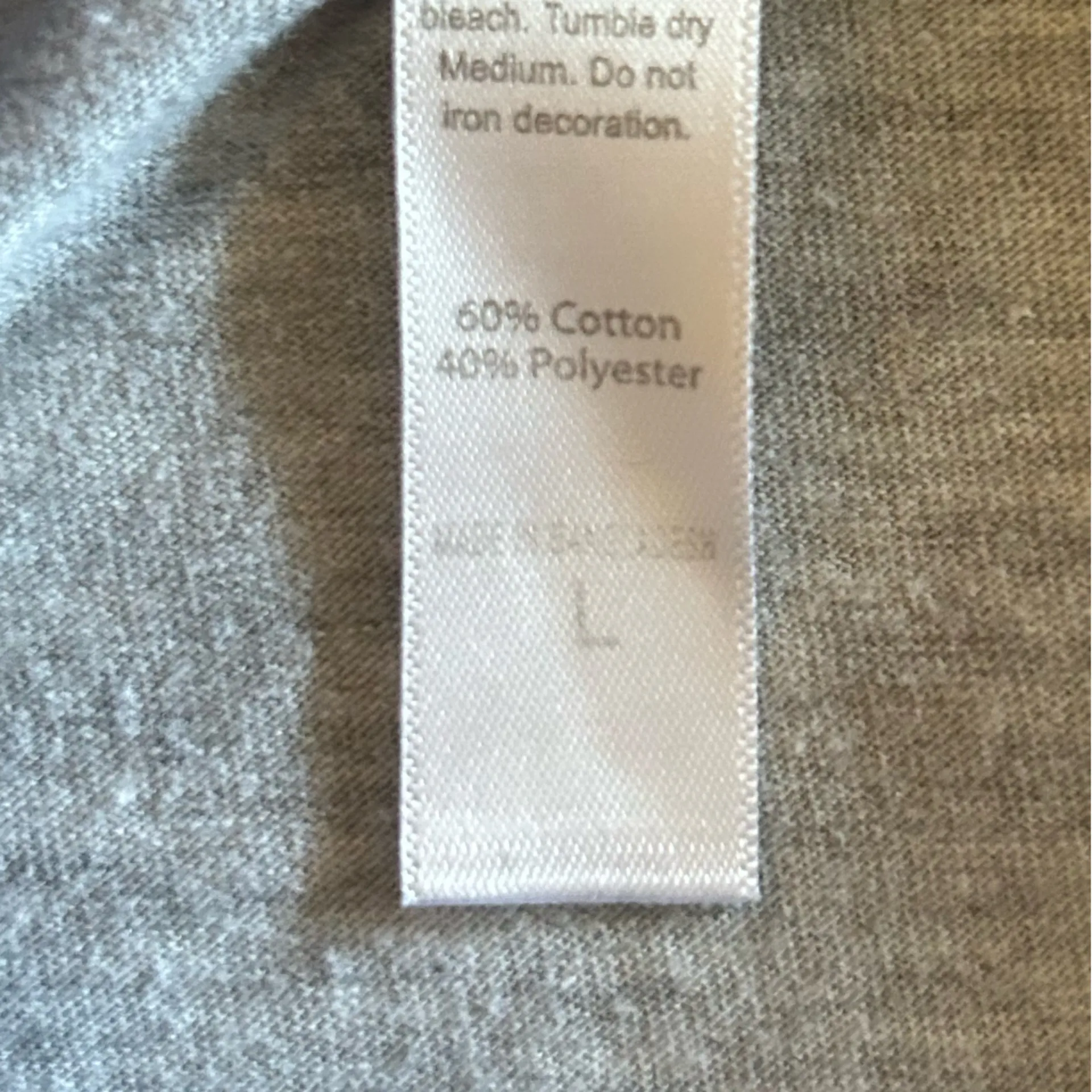 San Diego Long Sleeve Hooded Tee Gray Size L - Image 7