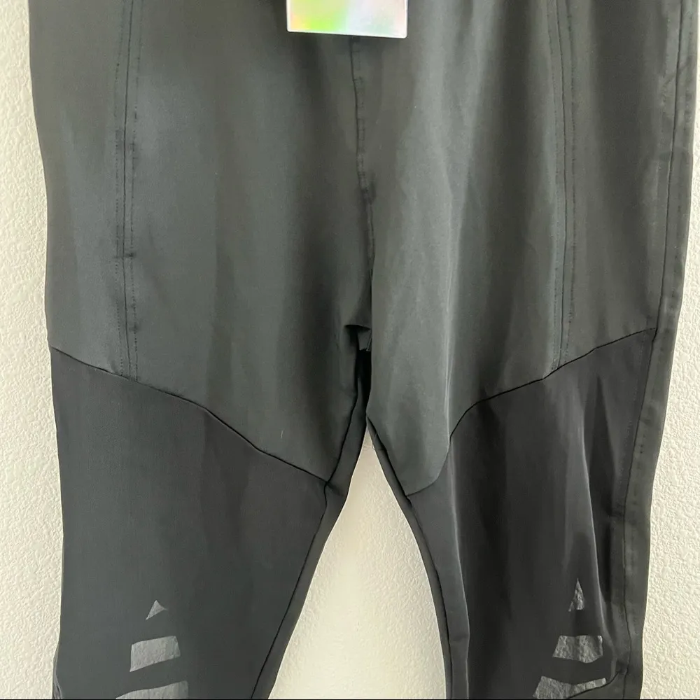 NWT Missguided Active Bondage Black Crop Legging Athleisure Workout US 8 - Image 3