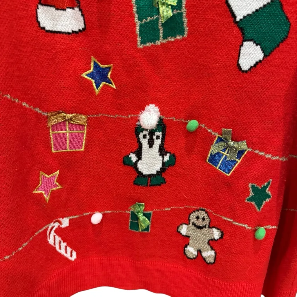 Christmas sweater nwot XXL plus size Red - Image 3