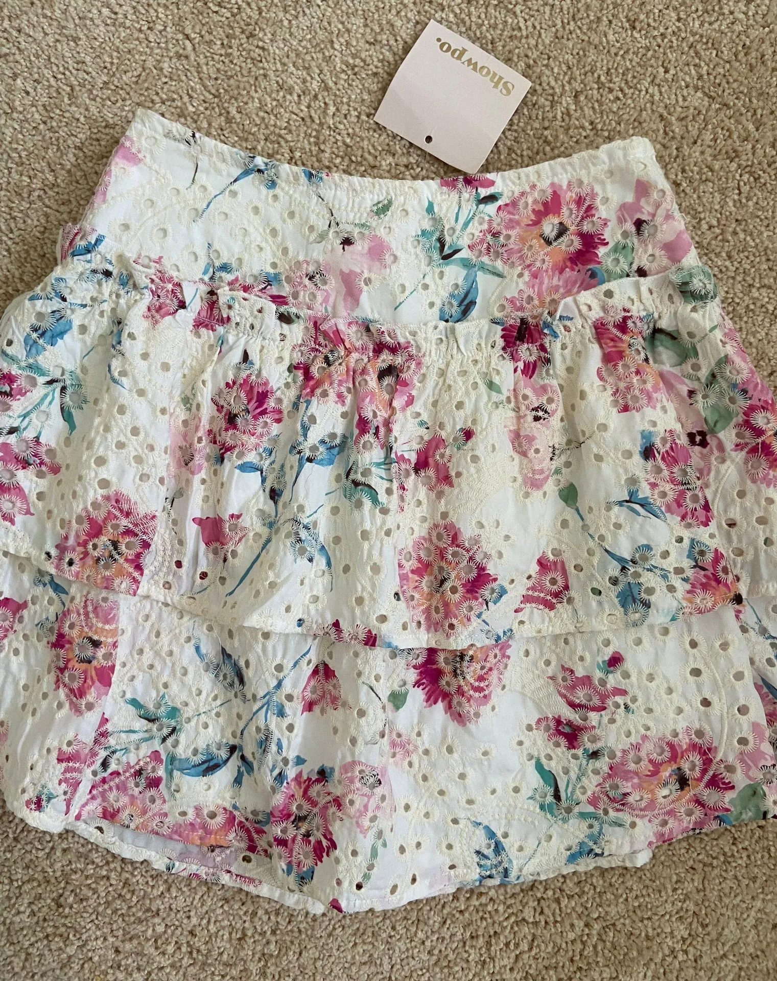 Showpo Floral Mini Skirt - Image 3