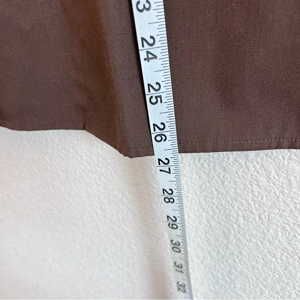 Dickies Women’s Medical Short Sleeve Scrub Top Brown - Image 6