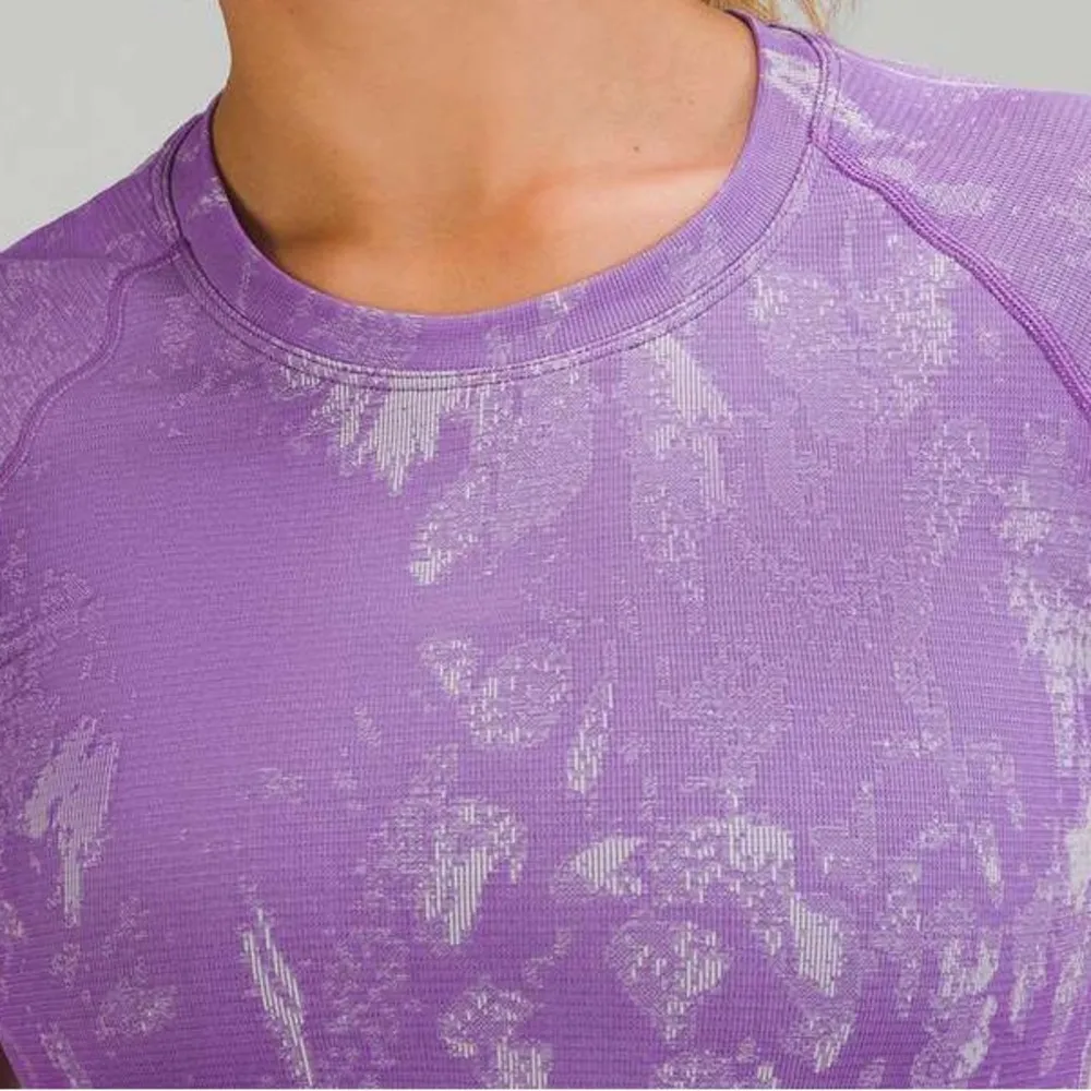 Lululemon  Swiftly Tech marble Short Sleeve Shirt - Image 2