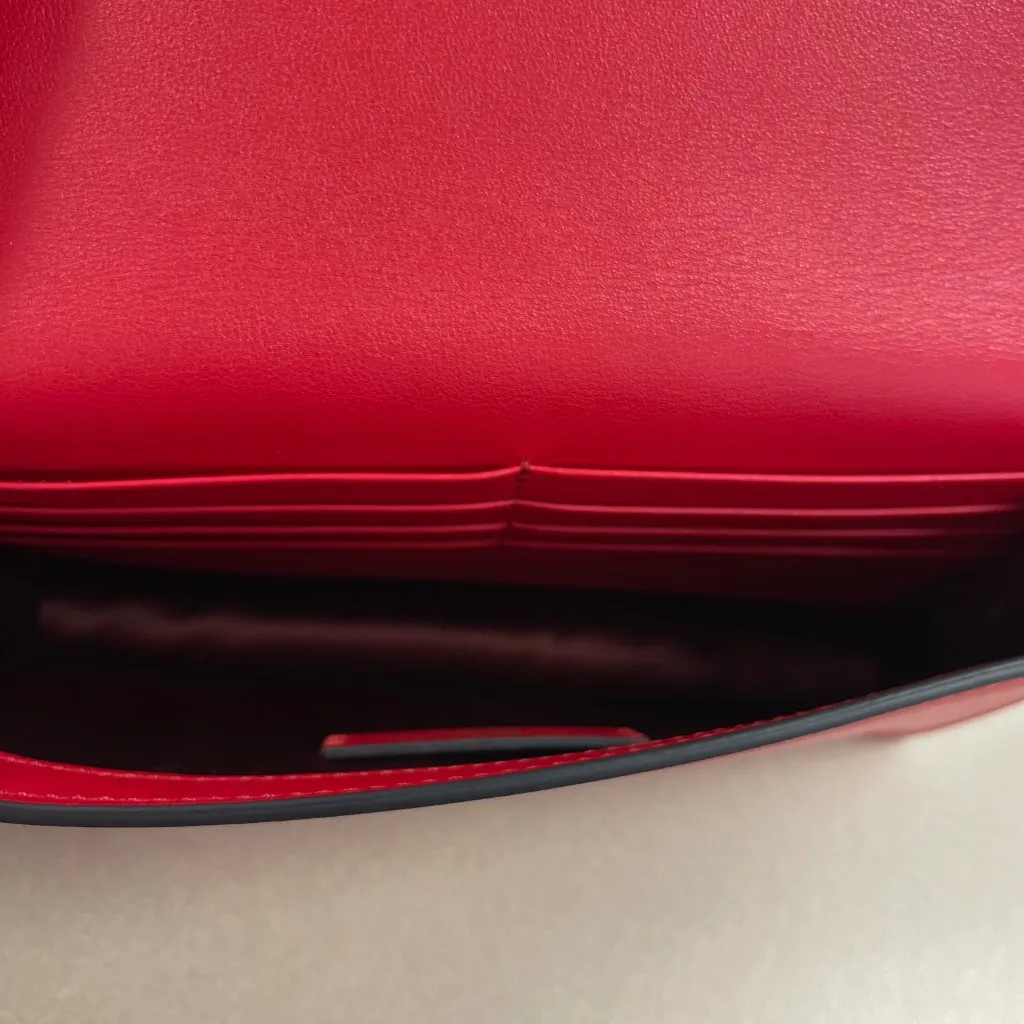 Valentino Garavani Love Lab Dante Paradiso Two Way Bag Red Leather - Preowned - Image 8