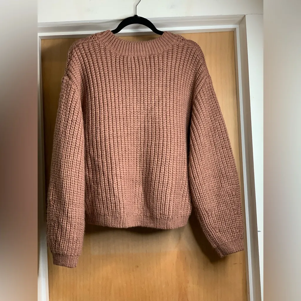 Gentle Fawn Octavia Soft Knit Camel Sweater.Preppy Modern. Size-Large - Image 4