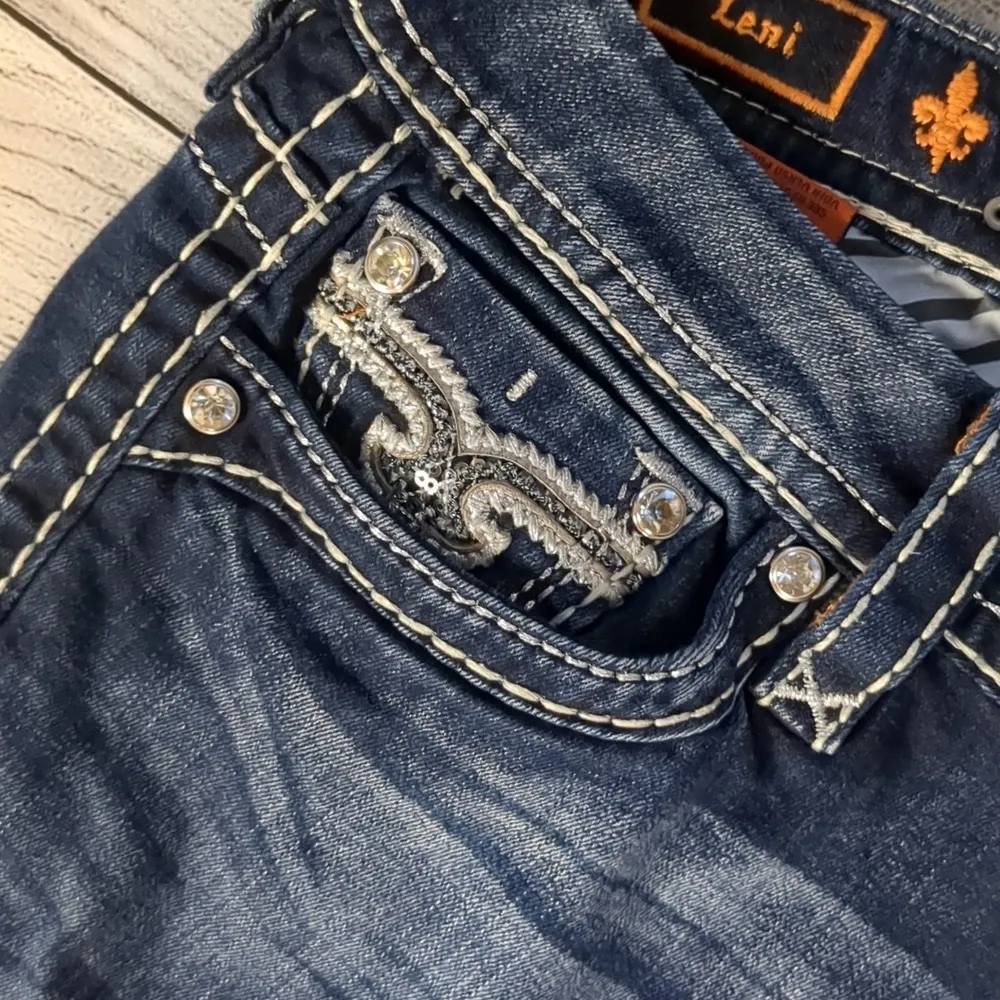 Rock revival leni east boot jeans size 30 - Image 4