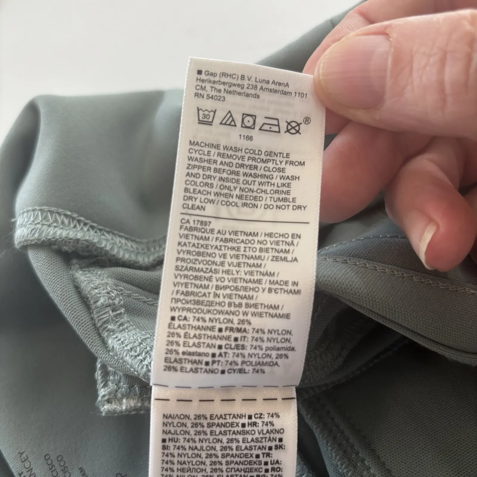 Athleta‎ Women's Delancey Textured Moto Tight Legging Braiden Green Size S - Image 8