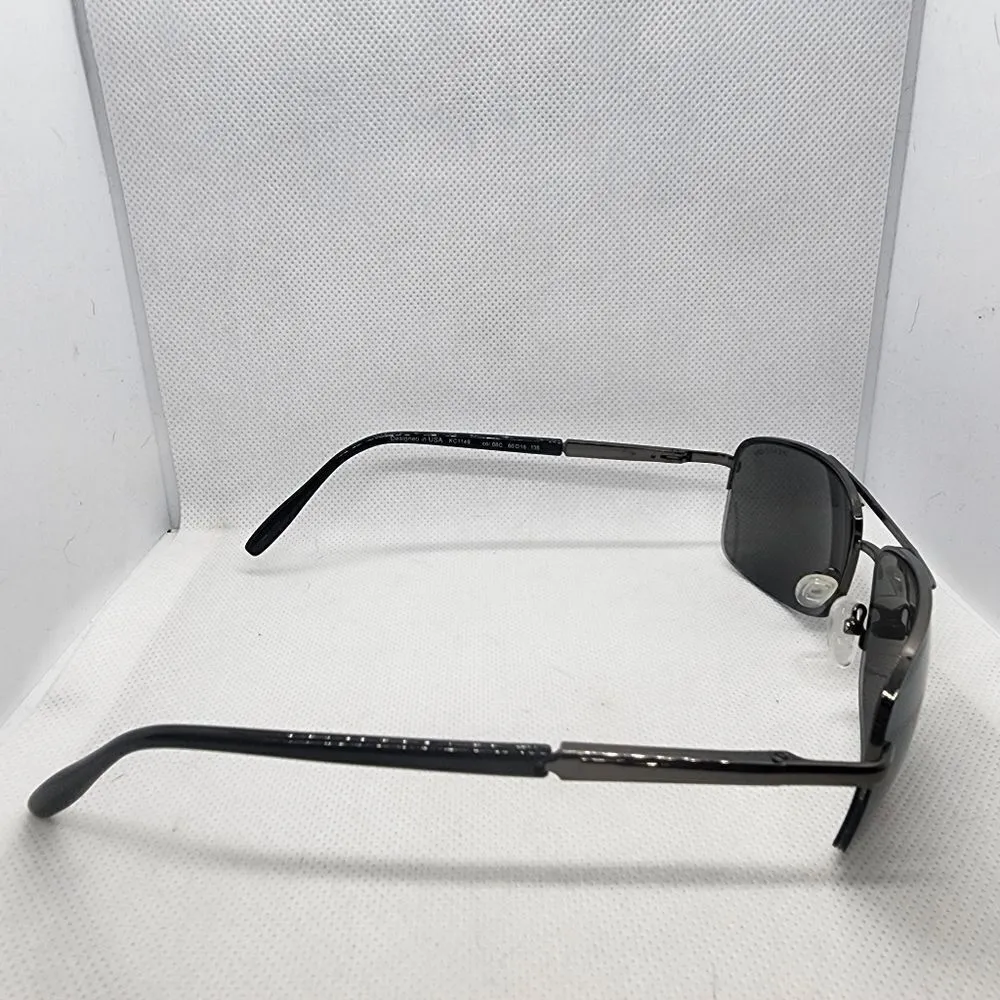 Kenneth Cole Reaction Gunmetal & Black Aviator Sunglasses - Image 7