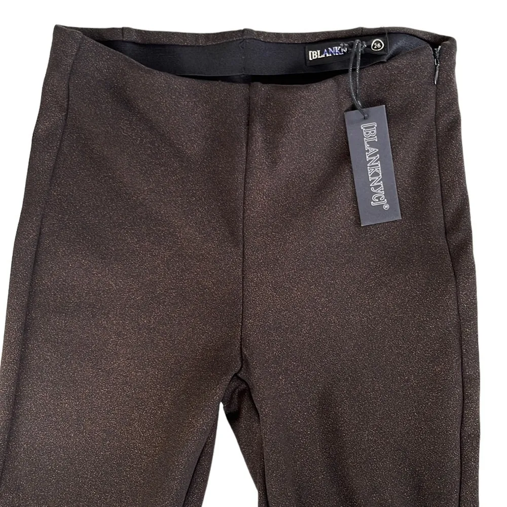 NWT BlankNYC Shimmer Ponte Knit Legging Pants - Image 3