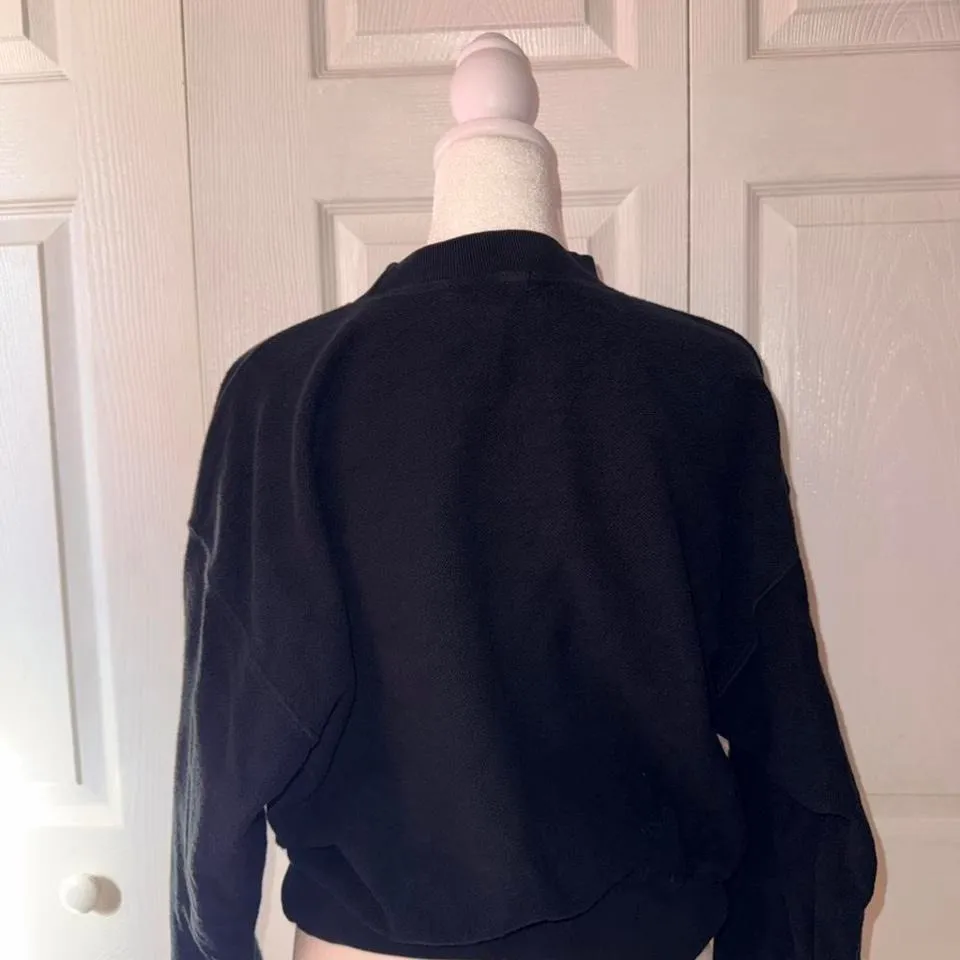 MadHappy Classic Fleece Crewneck Size Small Black - Image 3