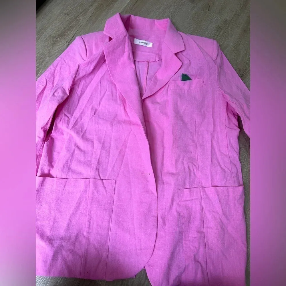 Nwt Storets Brianna Oversized Blazer pink size s/m - Image 2