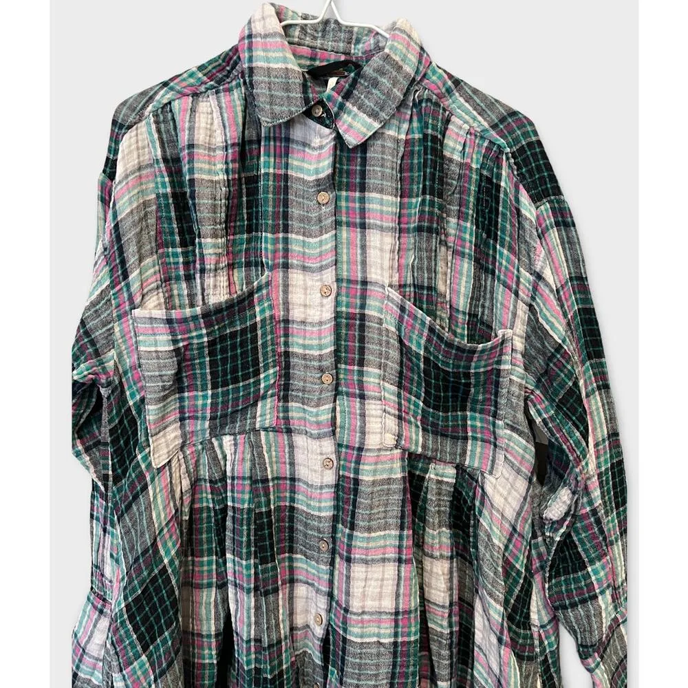 Free People The Voyage Shirt Dress Size XS - Image 6