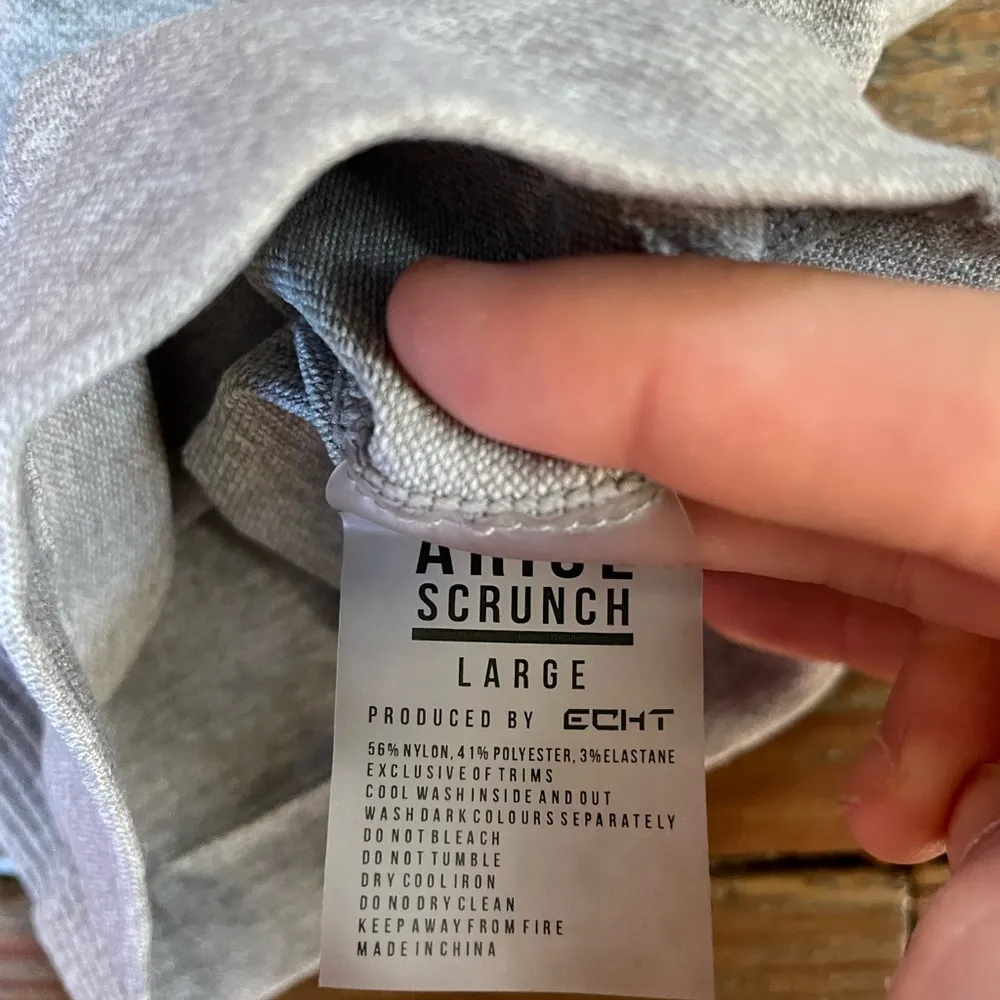 ECHT Arise Scrunch Butt Heather Gray Bike Shorts - Sz L 🧡🎀 - Image 12