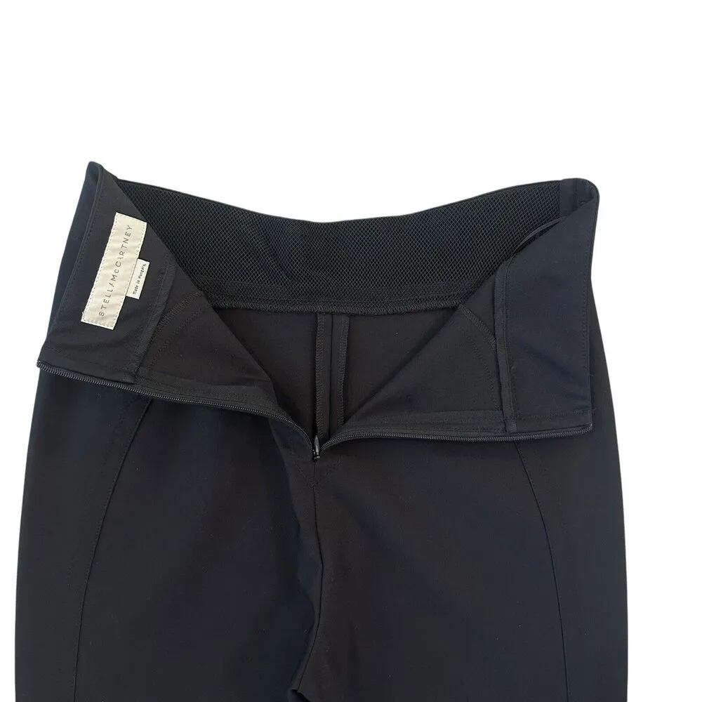 Stella McCartney Black Stretch Zip Cuff Panelled Ponte Pants IT 42 US 6-8 - Image 11