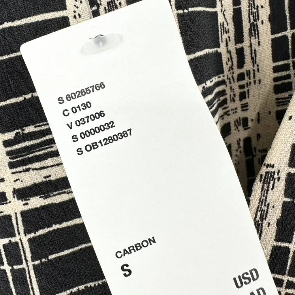 Urban Outfitters Daphne Plaid Wrap Dress Black/Beige Sz S MWT - Image 12