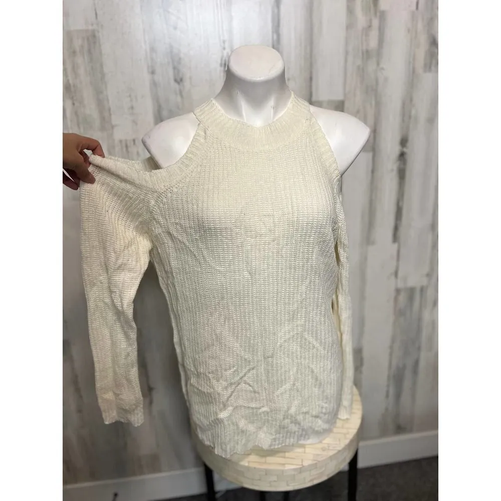 White off the shoulders sweater Size XL - Image 2