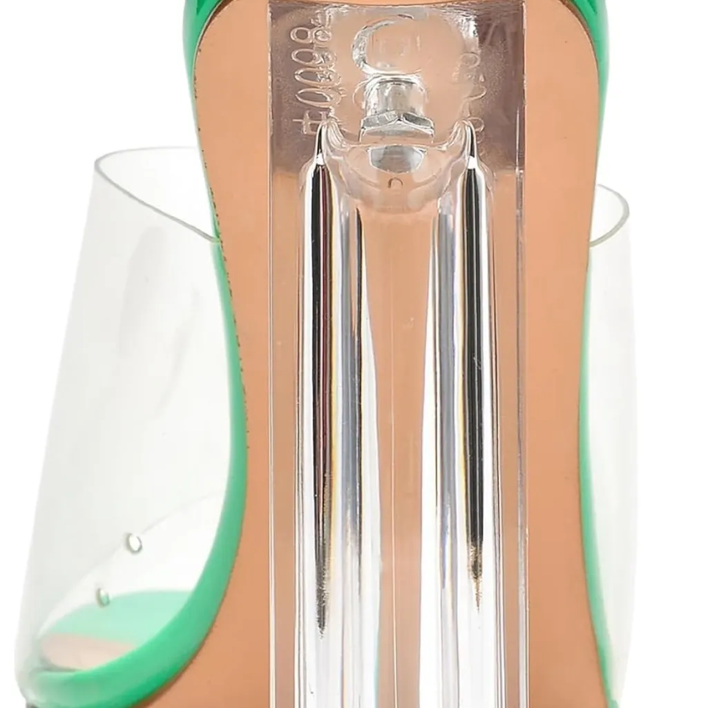 Cape Robbin Y2K Green Transparent Chunky Heels Size 7 NIB NWT Retro Block Heels - Image 5