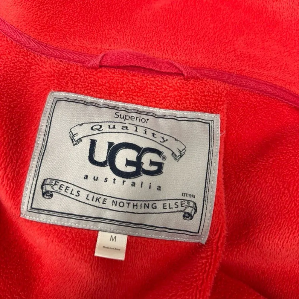 UGG Australia Women's Duffield Robe Spa Collar Belted Shawl Long - Image 4