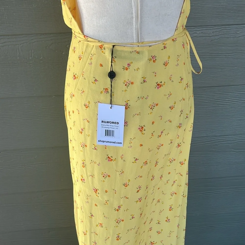 Rumored “Sirena” Midi Wrap Dress Size XS - Image 8