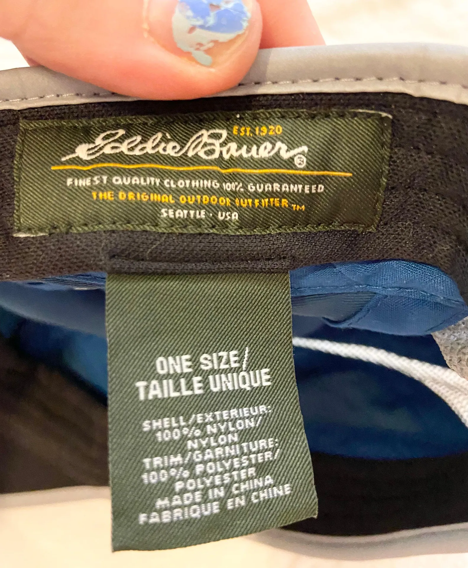 hiking outdoors mesh blue cooling hat - Image 6