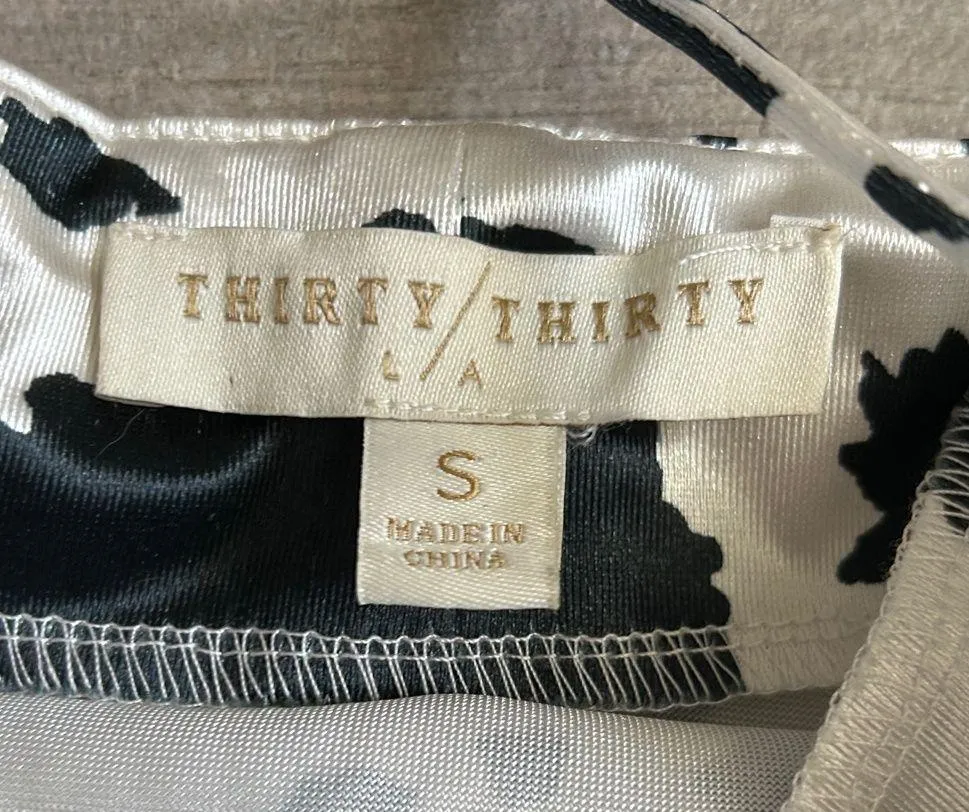 Monochrome Spaghetti Strap Mini Dress Black - Image 2