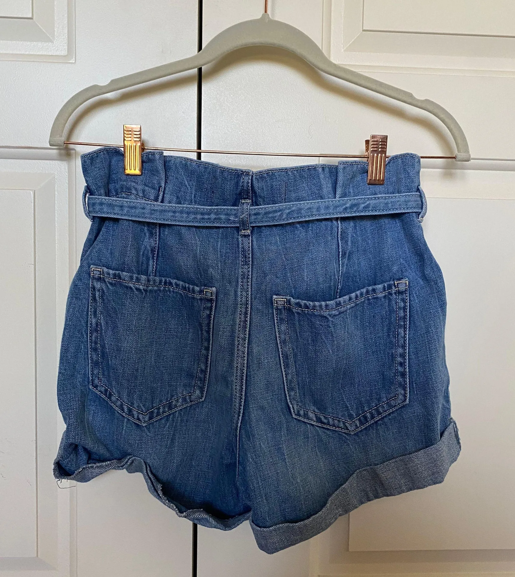 Hollister Paper-Bag Waist Mom Shorts - Image 2