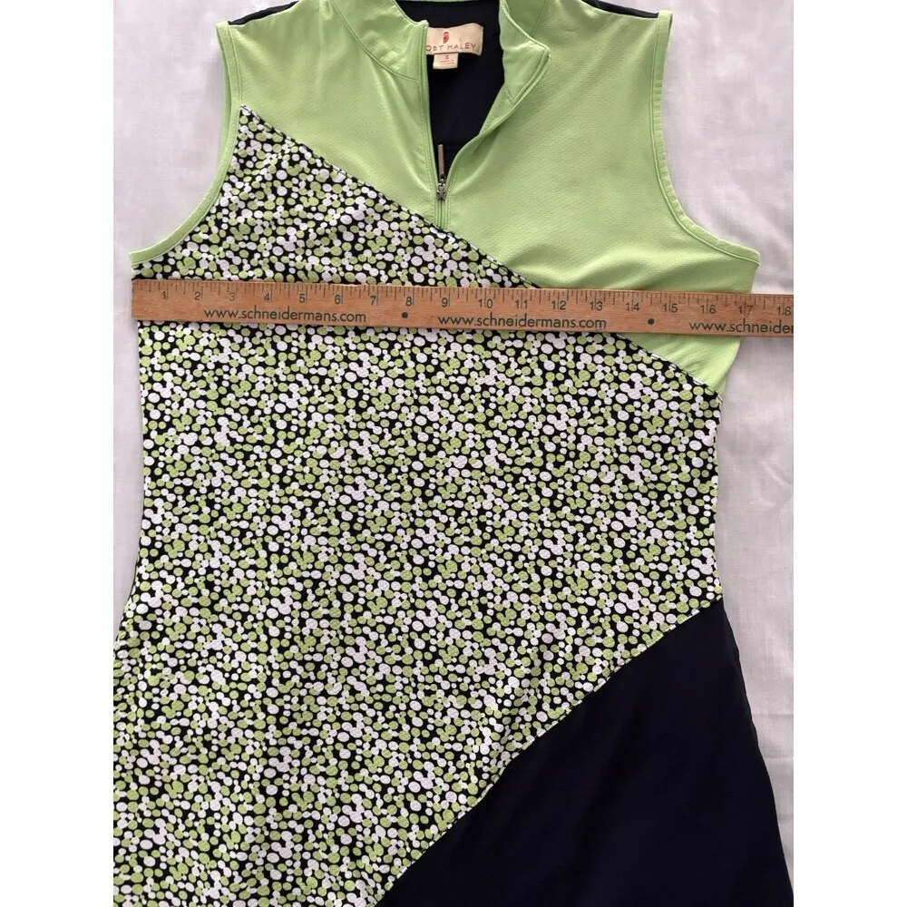 Sport Haley Dress Size S Lime Navy Wicking Golf Pickleball Tennis Pockets Blue - Image 15