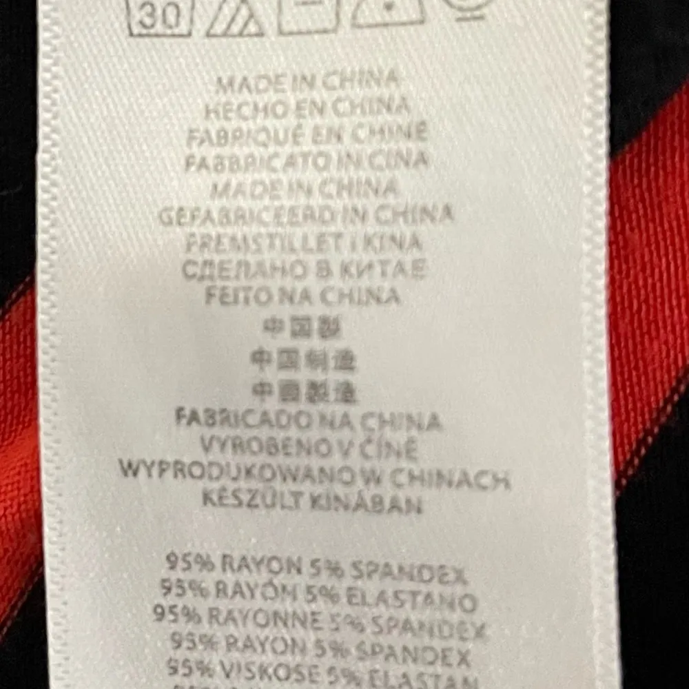 Michael Michael Kors striped orange black hi-low summer vacation dress, size S - Image 8