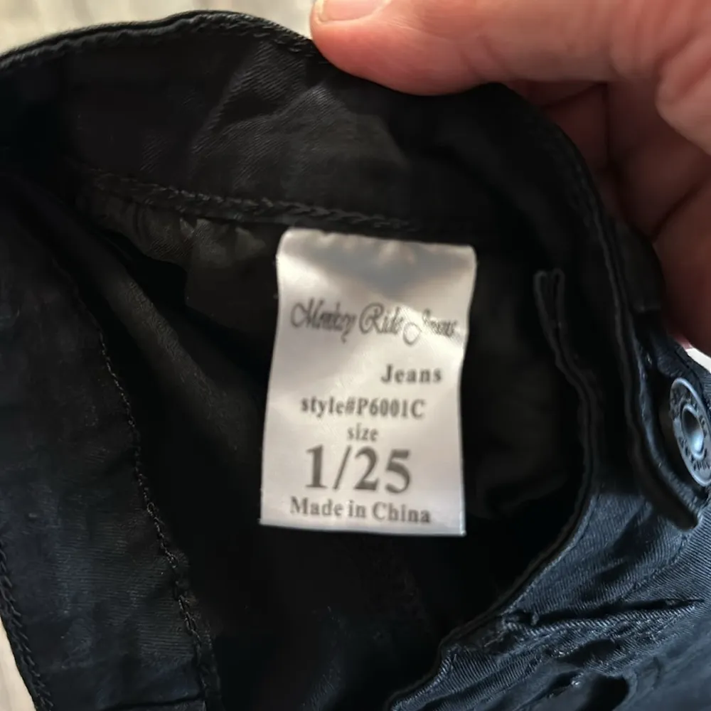 Monkey Ride  Black Skinny Jeans 1/25 - Image 5