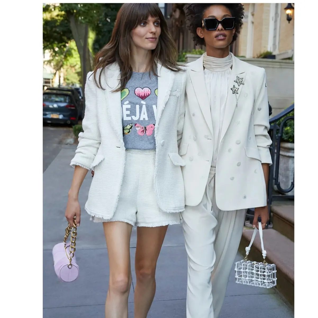 Cinq à Sept Khloe Bouclé Blazer Size 8 - Image 2